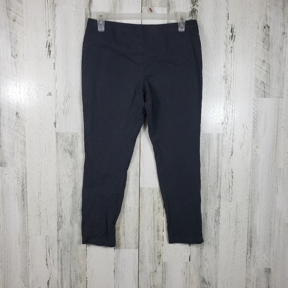 3/$15 Sonoma basic gray cropped leggings women's size medium - Picture 4 of 9